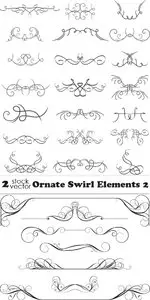 Vectors - Ornate Swirl Elements 2