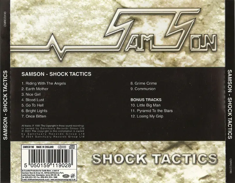 Samson - Shock Tactics (1981) [2001, UK, Castle, CMRCD 190] / AvaxHome