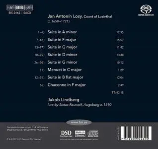 Jakob Lindberg - Jan Antonín Losy: Note d’oro - Lute Music (2020)