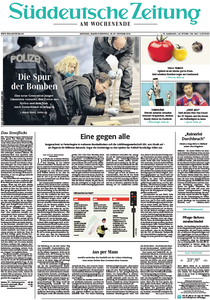 Süddeutsche Zeitung vom Samstag, 18. Oktober 2014