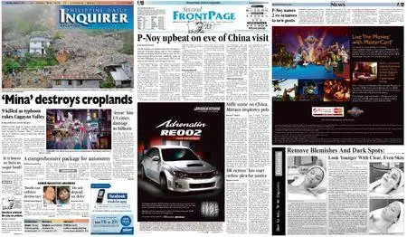 Philippine Daily Inquirer – August 29, 2011