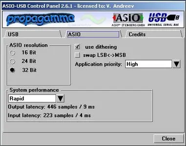 Ploytec USB ASIO (USB 2 Audio) 2.6.1 Driver (For Win98SE, WinME, Win2000 & WinXP)