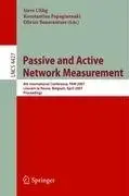 Passive and Active Network Measurement: 8th International Conference