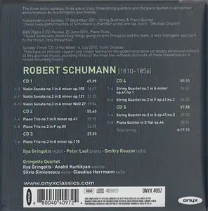Robert Schumann - Gringolts Quartet - Chamber Works (2012) [Onyx ONYX 4087]
