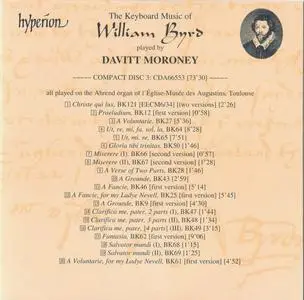 William Byrd - The Complete Keyboard Music - Davitt Moroney (1999) {7CD Set, Hyperion CDA66551/7}