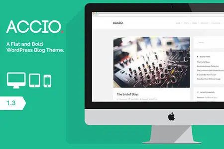 CreativeMarket - Accio v1.0 - Flat WordPress Blog Theme