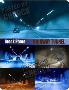 Stock Photo: Highway tunnel