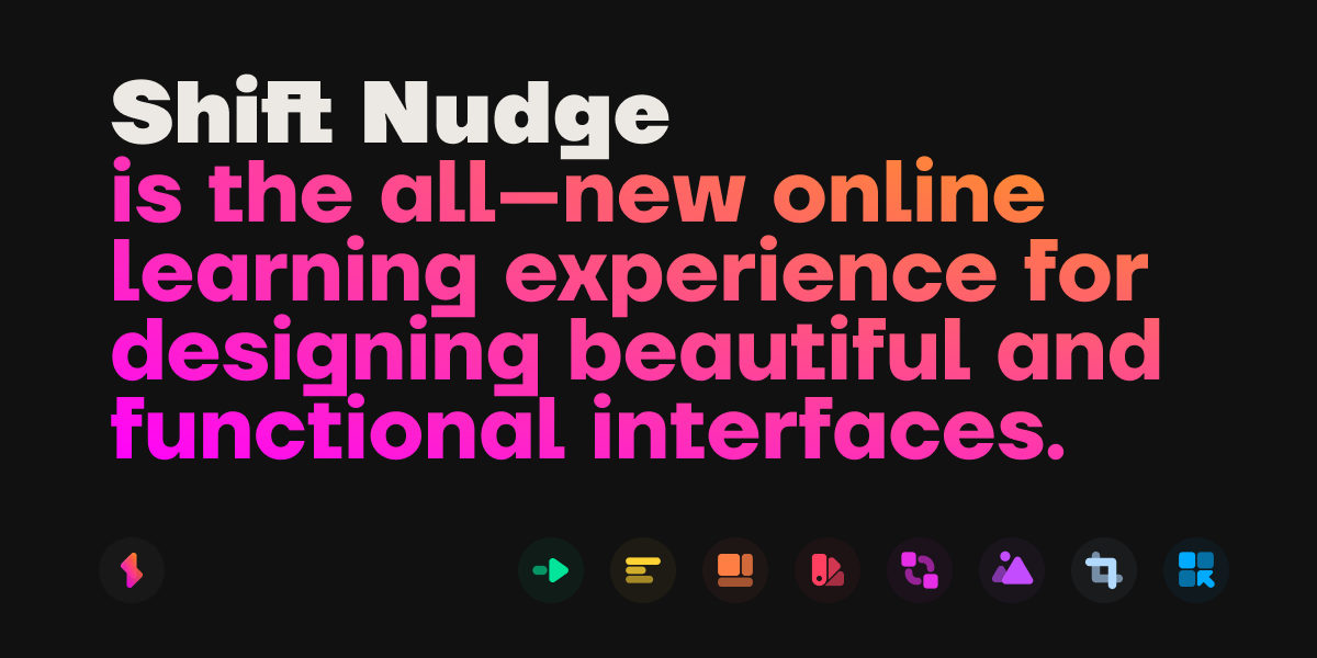Shiftnudge - Interface Design Course