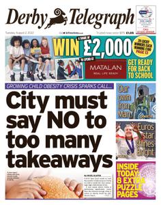Derby Telegraph – 02 August 2022