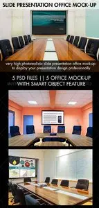 GraphicRiver Slide Presentation Office Mock-Up