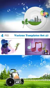 PSD - Various Templates Set 47