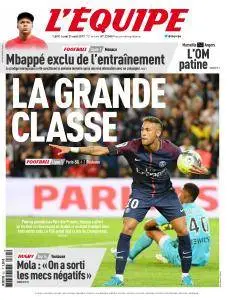 L'equipe du Lundi 21 Août 2017