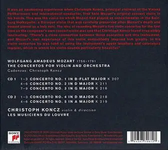 Christoph Koncz, Les Musiciens du Louvre - Mozart's Violin: The Complete Violin Concertos (2020)