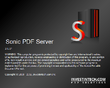 investintech Sonic PDF Server 3.0.14.0