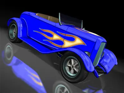 3D Car Model - Hot Rod