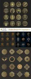 Vectors - Golden Decorative Logotypes 9