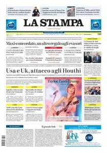 La Stampa Milano - 12 Gennaio 2024