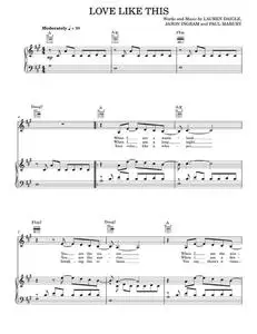 Love like this - Lauren Daigle (Piano-Vocal-Guitar)