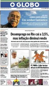 O Globo - 18 de abril de 2014 - Sexta
