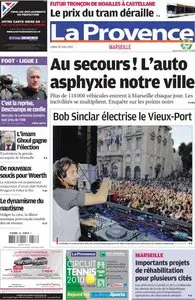 La Provence du lundi 28 juin 2010 + Cahier Sports