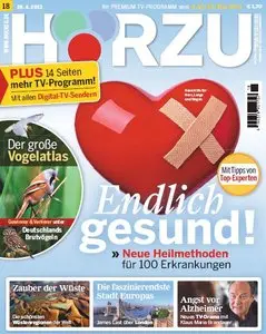 HÖRZU Ausgabe 18 - Programm vom 04. bis 10. Mai 2013