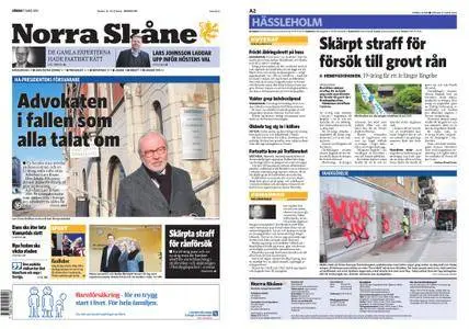 Norra Skåne – 17 mars 2018