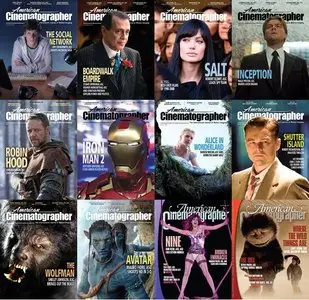 American Cinematographer Magazine 2009 - 2010 Full Collection