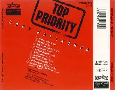 Rory Gallagher - Top Priority (1979) [Non-Remastered, Germany 1st Press]