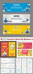 Vectors - Creative Start Up Banners 2