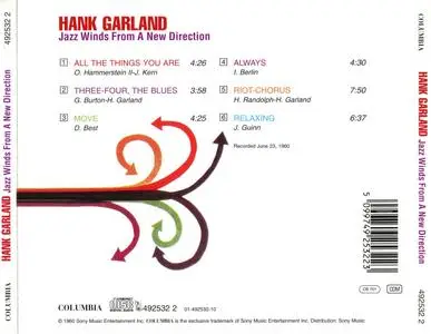 Hank Garland - Jazz Winds From A New Direction (1960) {Columbia 4925322 rel 1998}