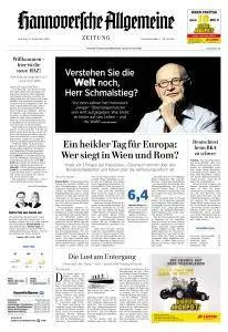 Hannoversche Allgemeine Zeitung - 4 Dezember 2016