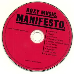 Roxy Music - Manifesto (1979) [2013, Japanese SHM-CD] Re-up