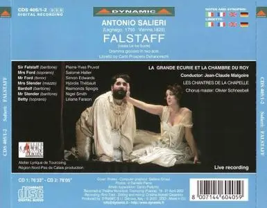 Jean-Claude Malgoire, La Grande Ecurie et la Chambre du Roy - Salieri: Falstaff (2003)