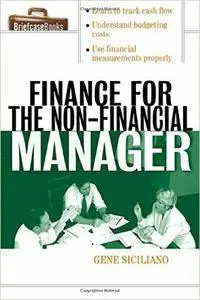 Gene Siciliano - Finance for Non-Financial Managers (Briefcase Books Series) [Repost]