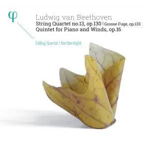 Edding Quartet - Beethoven: String Quartet No.13, Quintet for Piano & Winds (2016) [Official Digital Download 24/96]