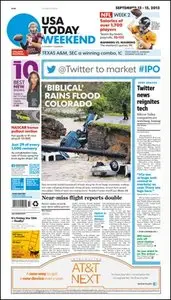 USA Today (Weekend Edition) - 13-15 September 2013