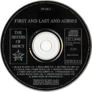 The Sisters Of Mercy - First And Last And Always (1985) [Non-Remastered, 1988]
