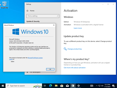 Windows 10 Enterprise 22H2 build 19045.3930 Preactivated (x64) Multilingual January 2024