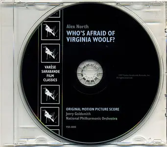 National PO, Jerry Goldsmith - Alex North:- Who's Afraid of Virginia Woolf? - Original Motion Picture Score (1966/1997) [Re-Up]