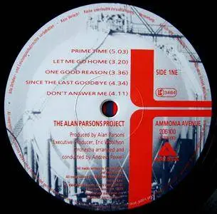 The Alan Parsons Project - Ammonia Avenue (1984) [Vinyl Rip 16/44 & mp3-320 + DVD] Re-up