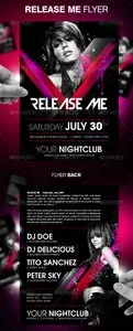 GraphicRiver Release Me Party Flyer