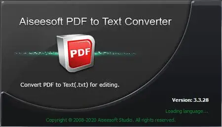 Aiseesoft PDF to Text Converter 3.3.28 Multilingual + Portable