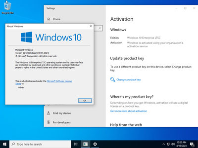 Windows 10 Enterprise LTSC 2021 21H2 Build 19044.3324 Preactivated (x64) Multilingual August 2023