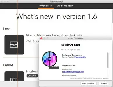 QuickLens 1.6 build 779 Mac OS X