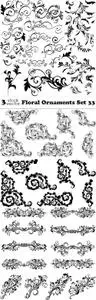 Vectors - Floral Ornaments Set 33