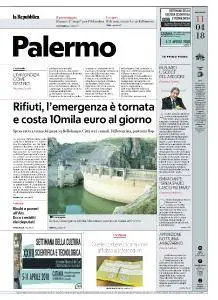 la Repubblica Palermo - 11 Aprile 2018