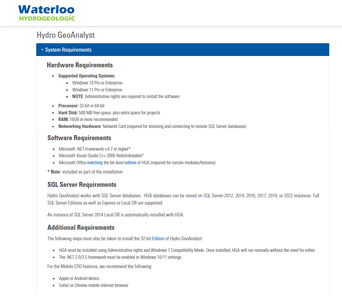 Waterloo Hydrogeologic Hydro GeoAnalyst 12.0