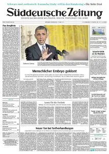 Süddeutsche Zeitung vom Donnerstag, 16. Mai 2013
