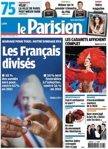 Le Parisien + Cahier Paris du Samedi 3 Novembre 2012