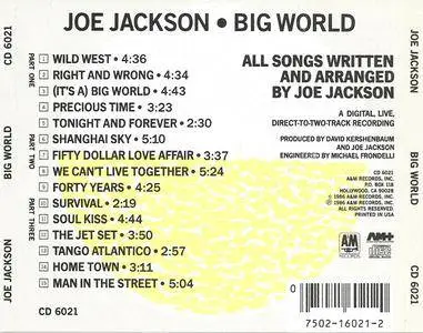 Joe Jackson - Big World (1986) {A&M} **[RE-UP]**